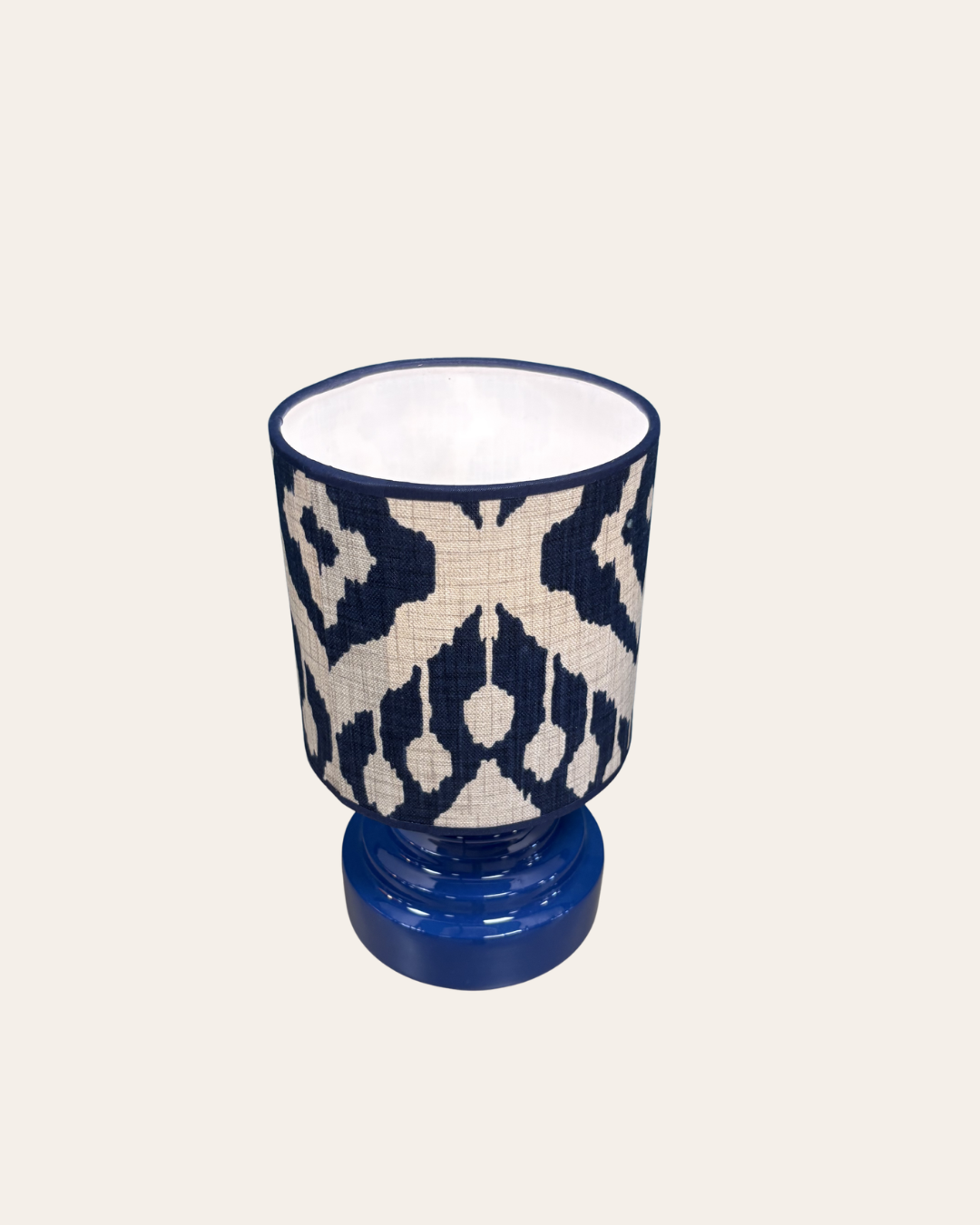 Blue and blue ikat