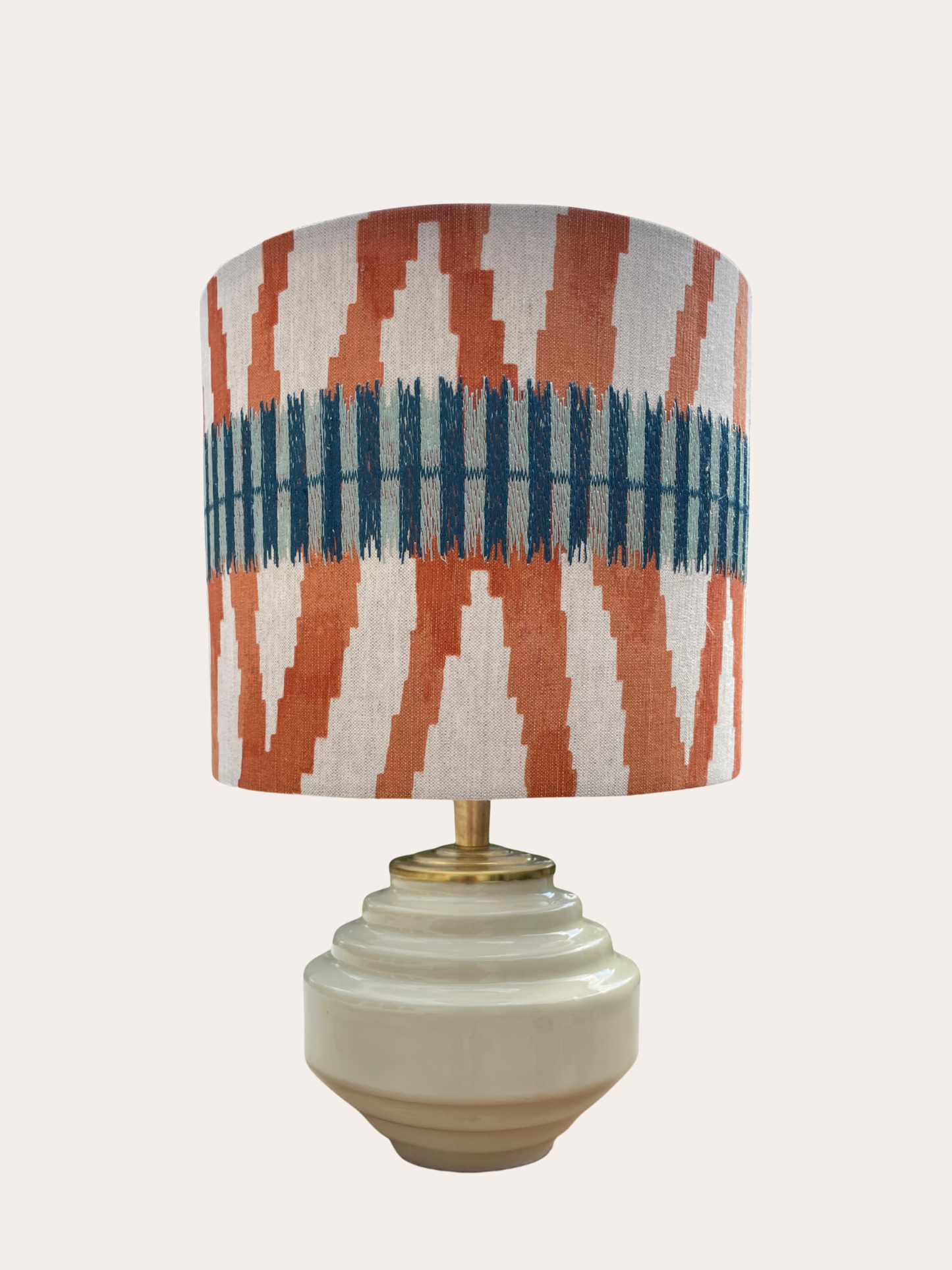 White orange stripes