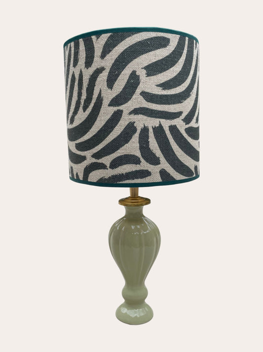 Green Paint Brush Stripes