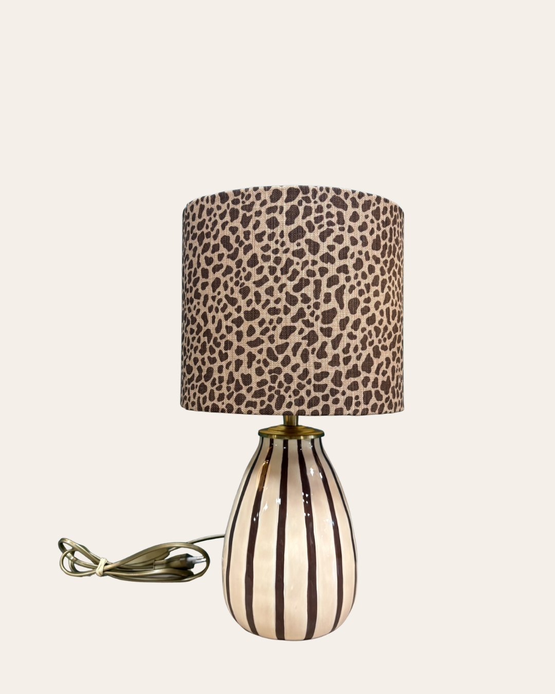 Nola Tafellamp – Leopard Sand